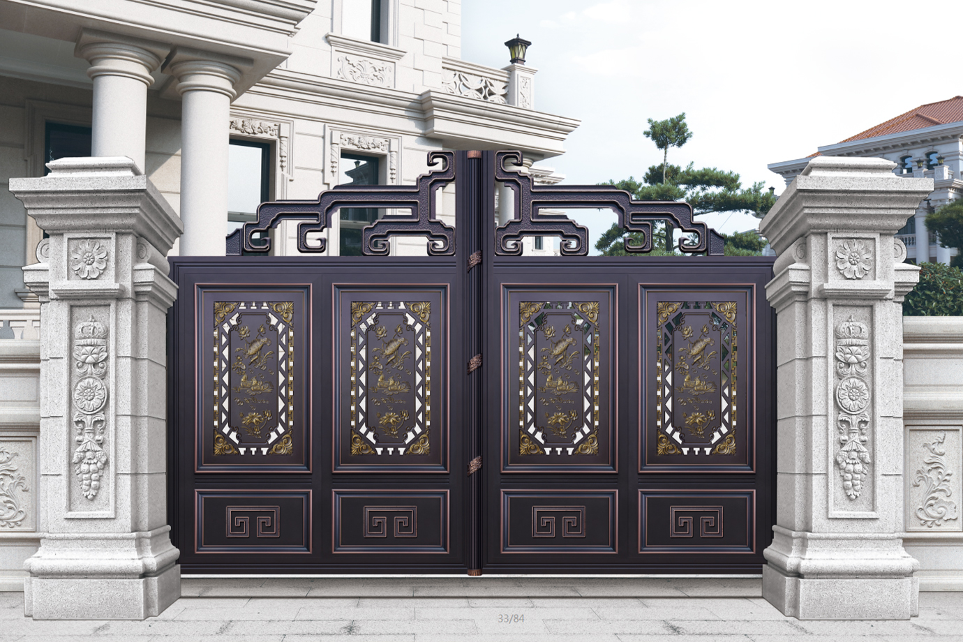 铝合金大门
